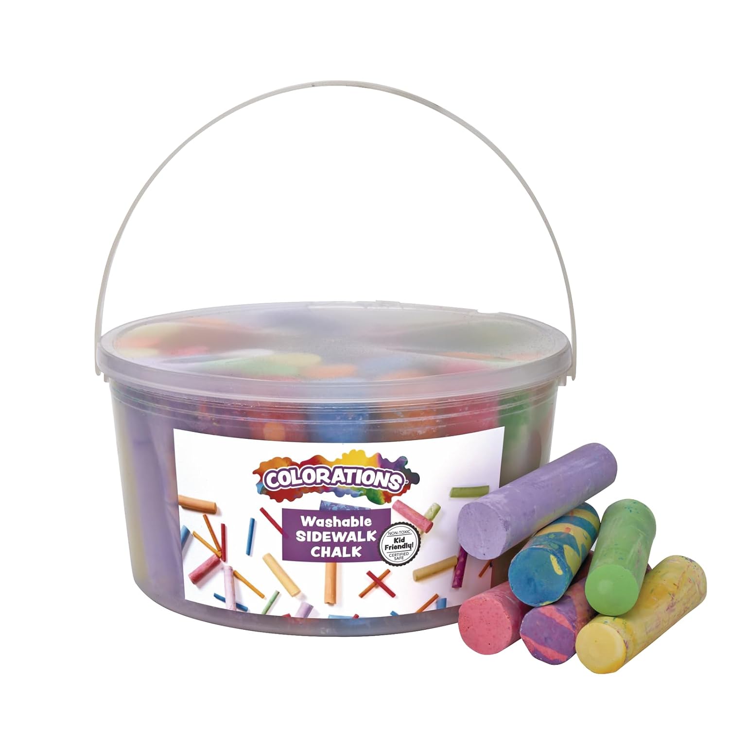 Colorations Jumbo Washable Sidewalk Chalk