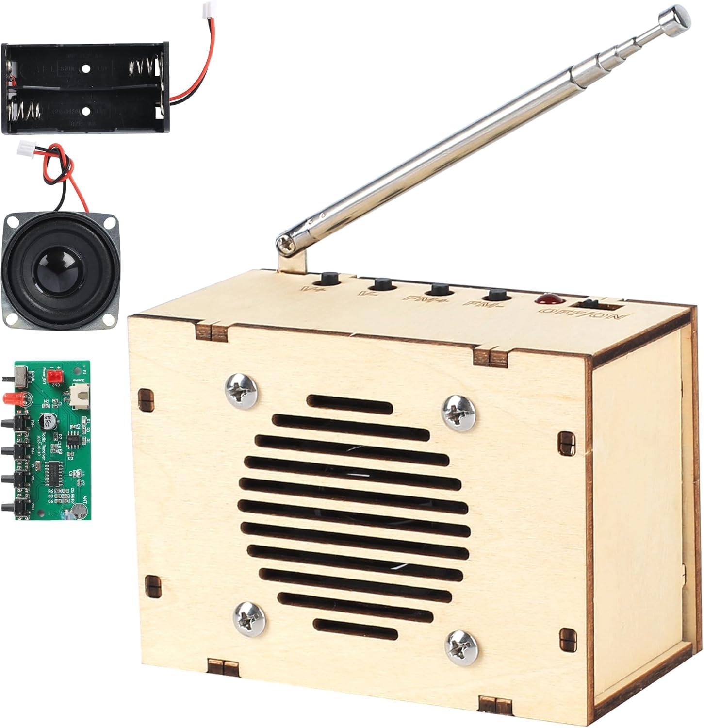 Science Kits for Kids Age 8-12, Build Your Own FM Radio Kit
